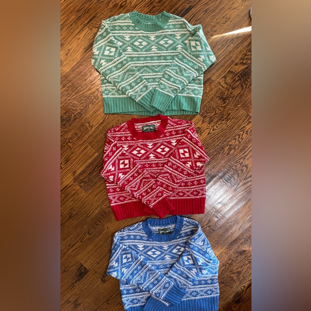 American Eagle crewneck sweaters, size XS. - Picture 1 of 10
